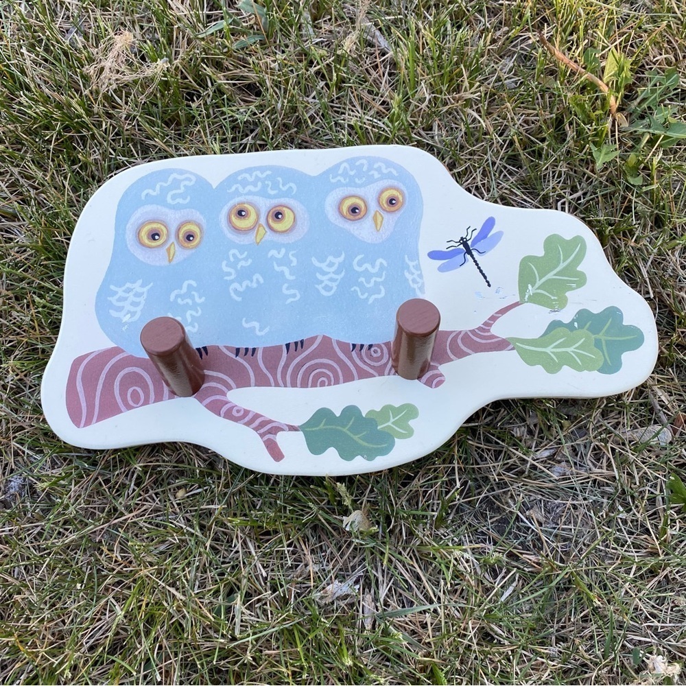 Vintage IKEA owl wall hooks Vandring